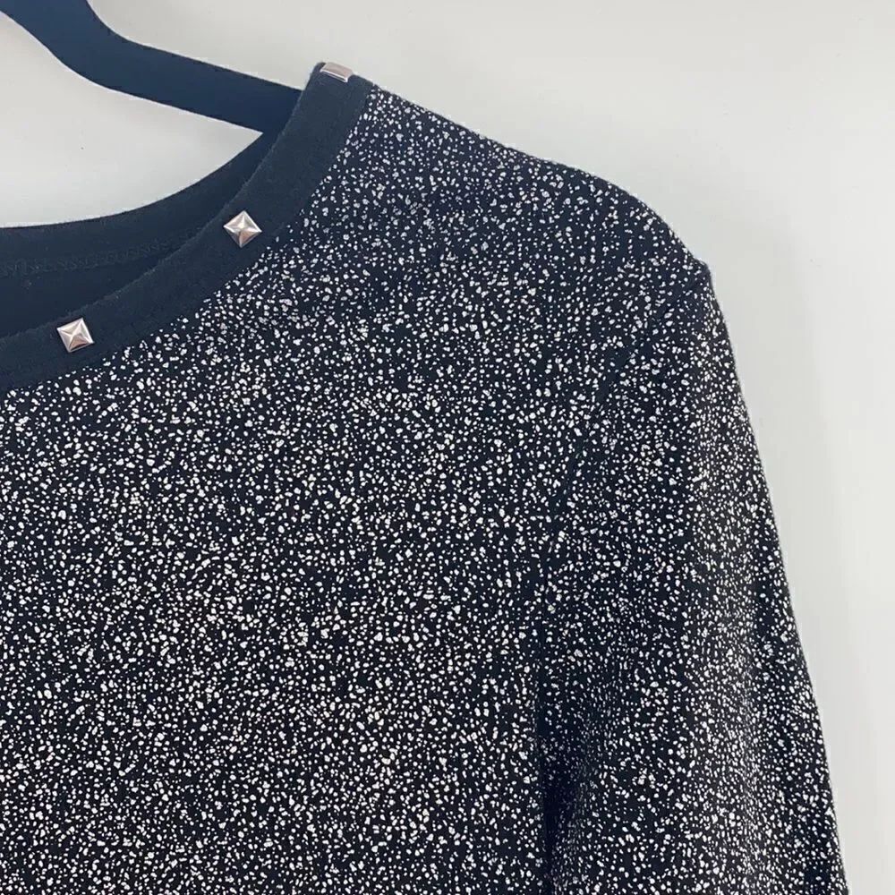 3For$20 Rebecca Malone Blk/Wht Speck Top size: S - Picture 3 of 6